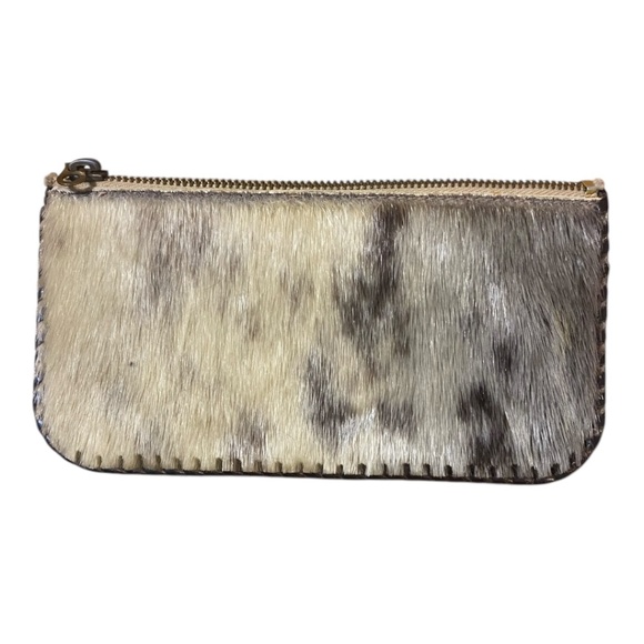 Vintage seal skin wallet. Handmade. Antique (?) - Picture 6 of 16